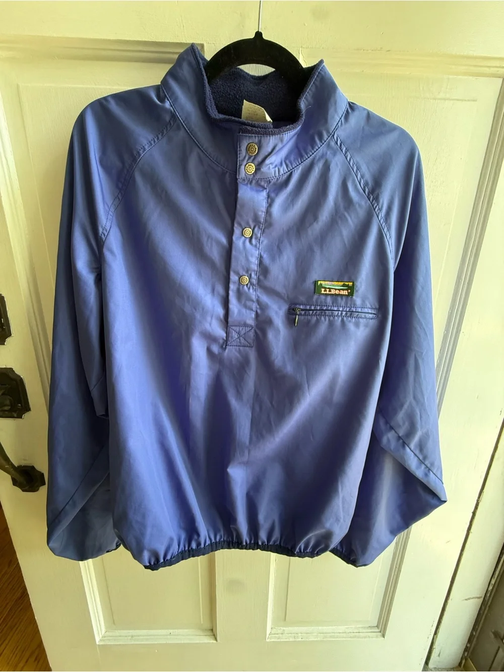 L.L. Bean Vintage Pullover Jacket in Periwinkle